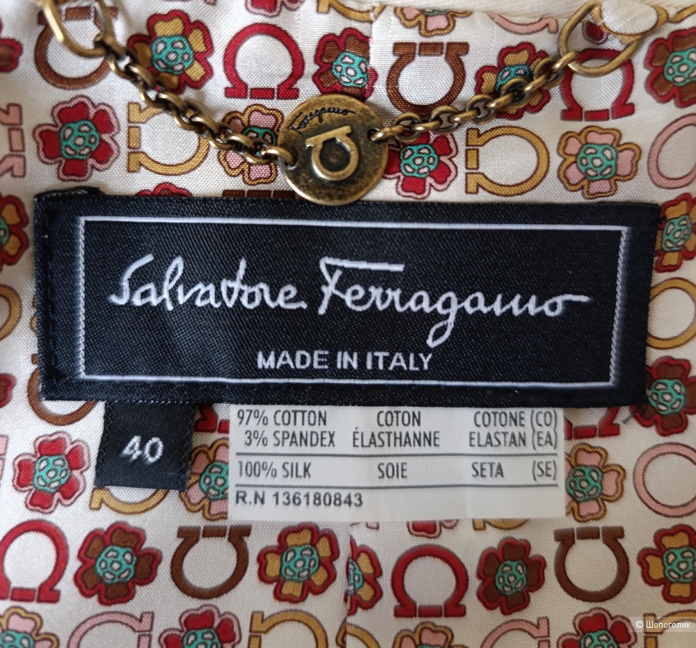 Жакет Salvatore Ferragamo ,размер 40-42