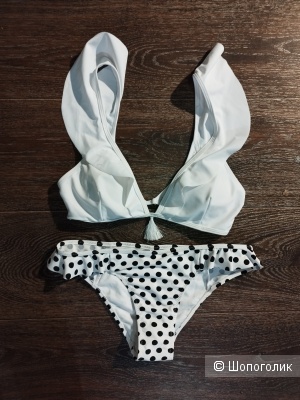 Купальник М: лиф Swimwear Defacto + плавки Marmalato