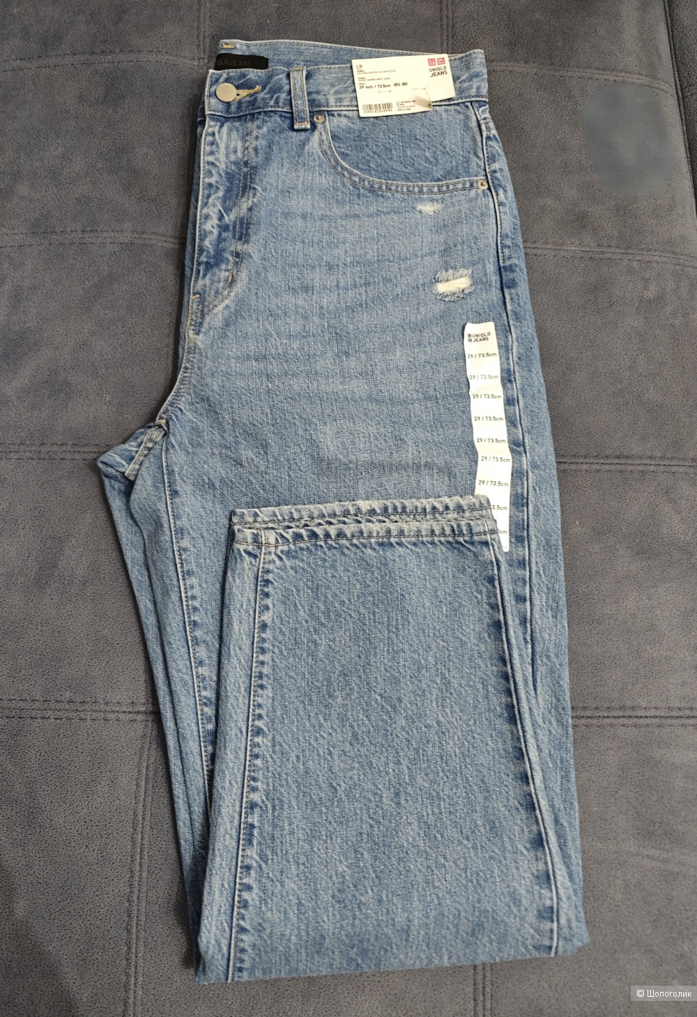 Джинсы слоучи Uniqlo, 29