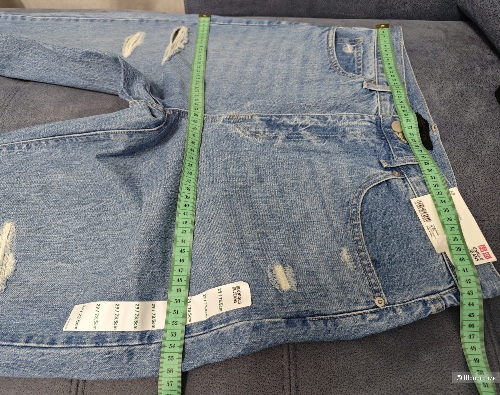 Джинсы слоучи Uniqlo, 29