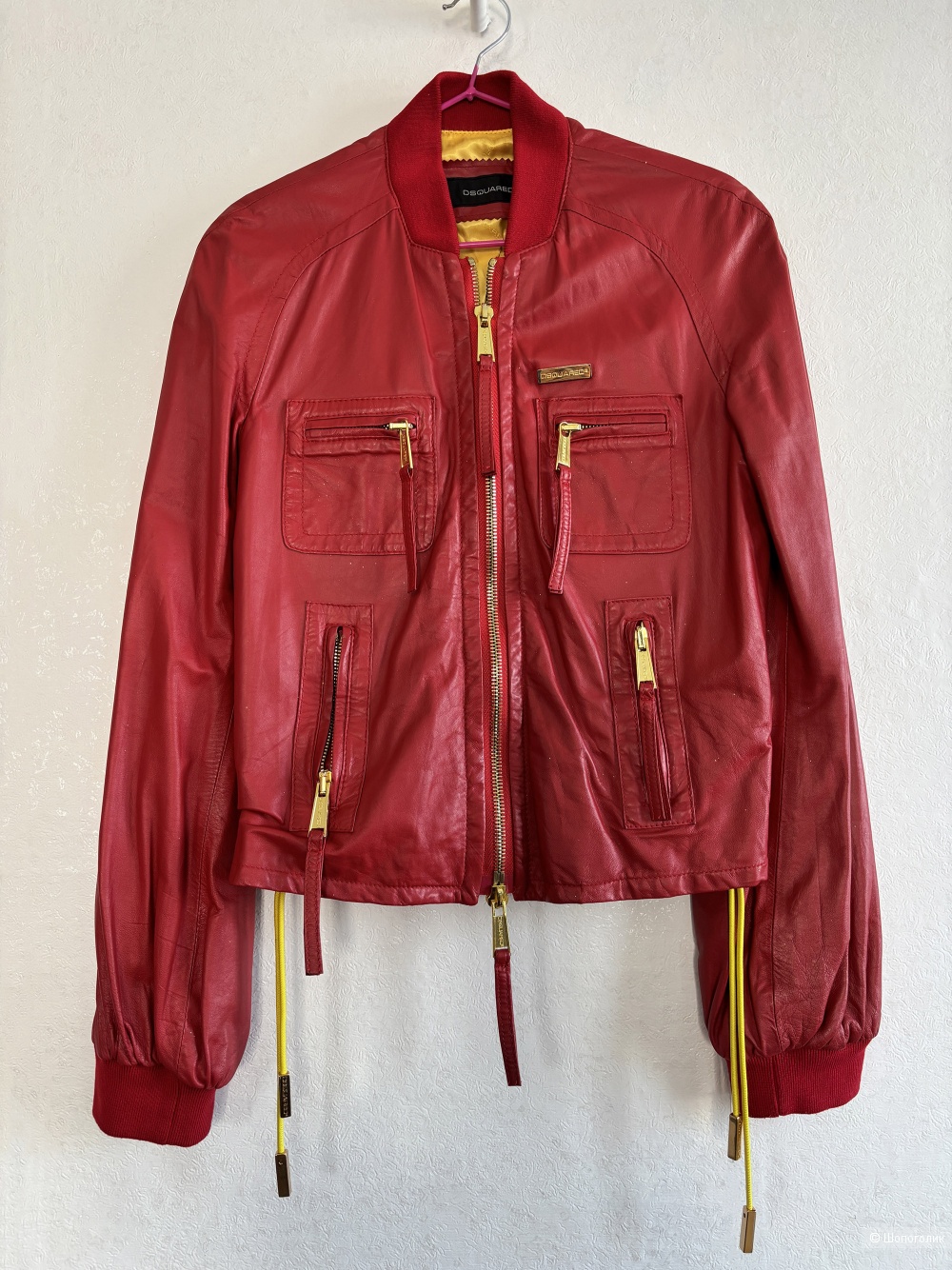 Кожаная куртка DSQUARED2 42-44Rus 40It