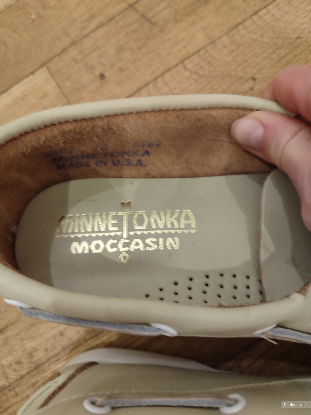 Мокасины кожаные Minnetonka размер 10 us