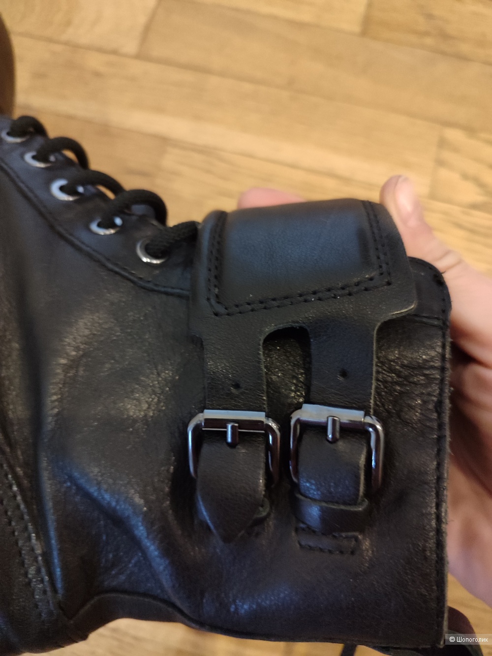 Кожаные ботинки Massimo Dutti размер 39