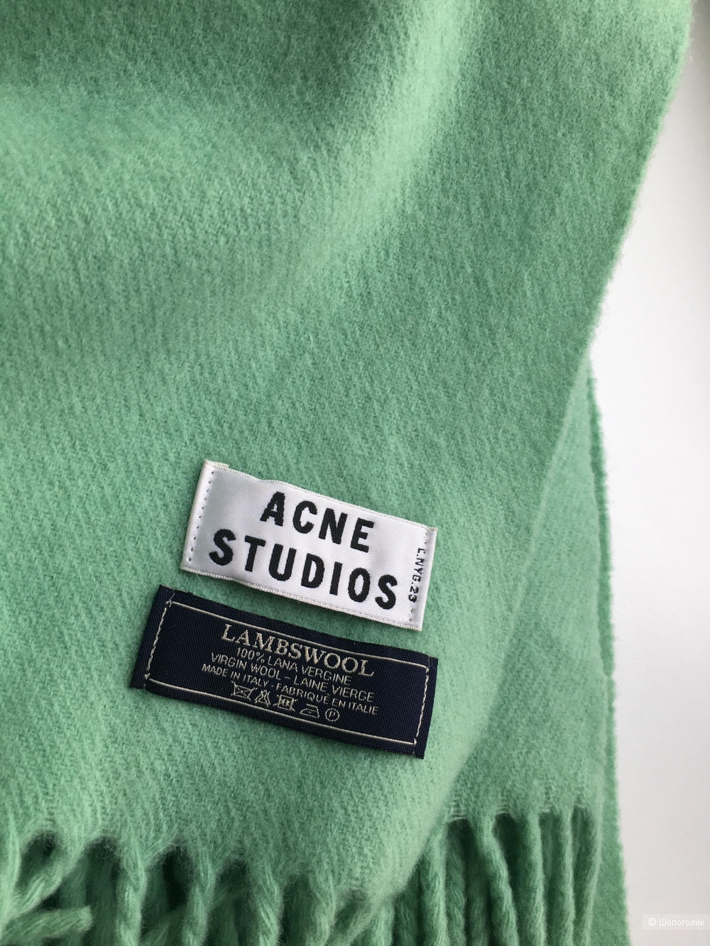 Шарф (палантин) Acne Studios, размер 68*180 см.