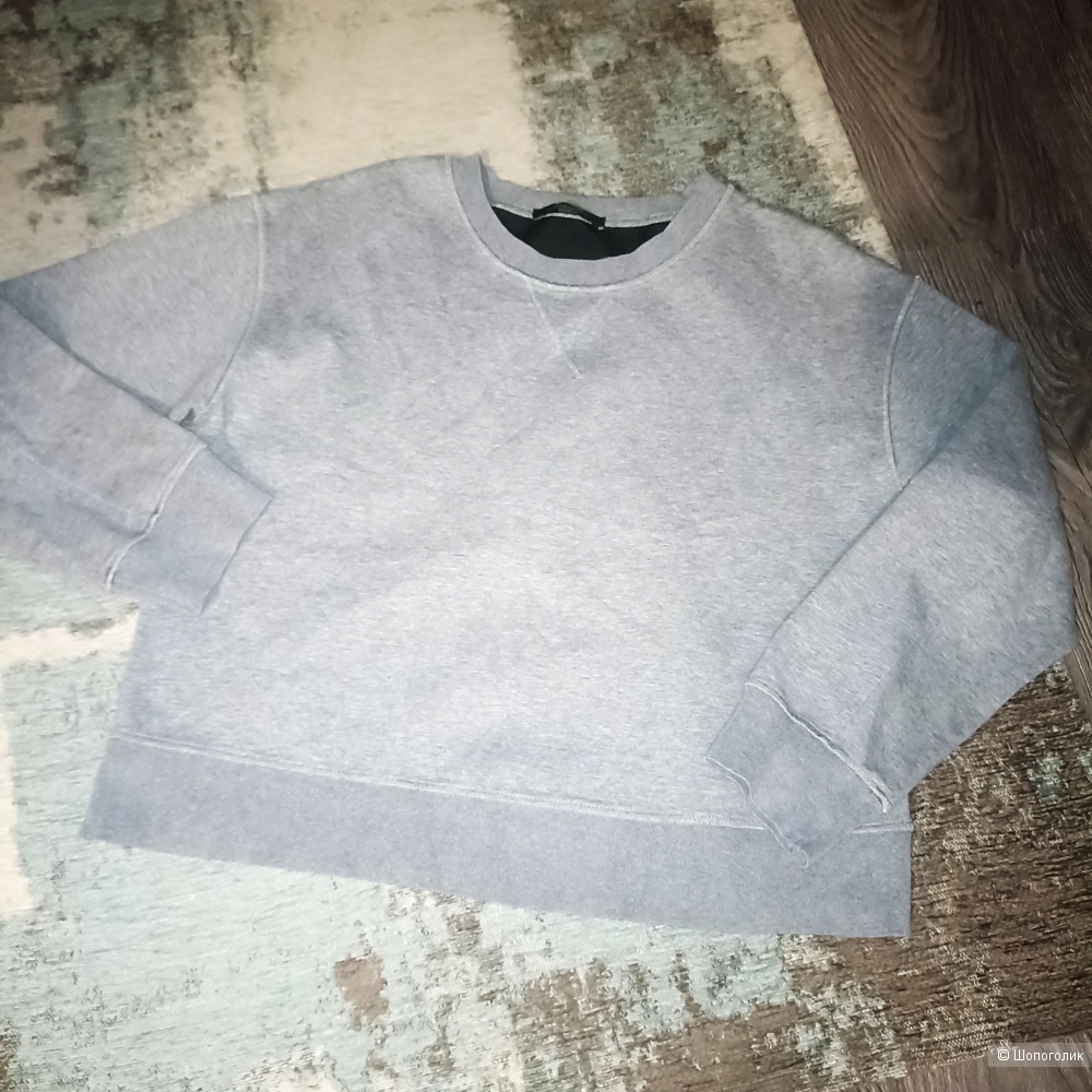 Max Mara сет кожаные брюки и свитшот р 44-46