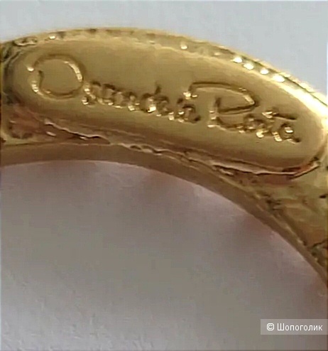 Серьги Oscar de la Renta, размер 5 см
