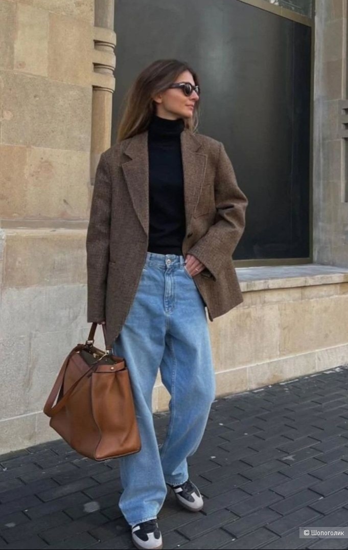 Шерстяной блейзер Massimo Dutti/M-L