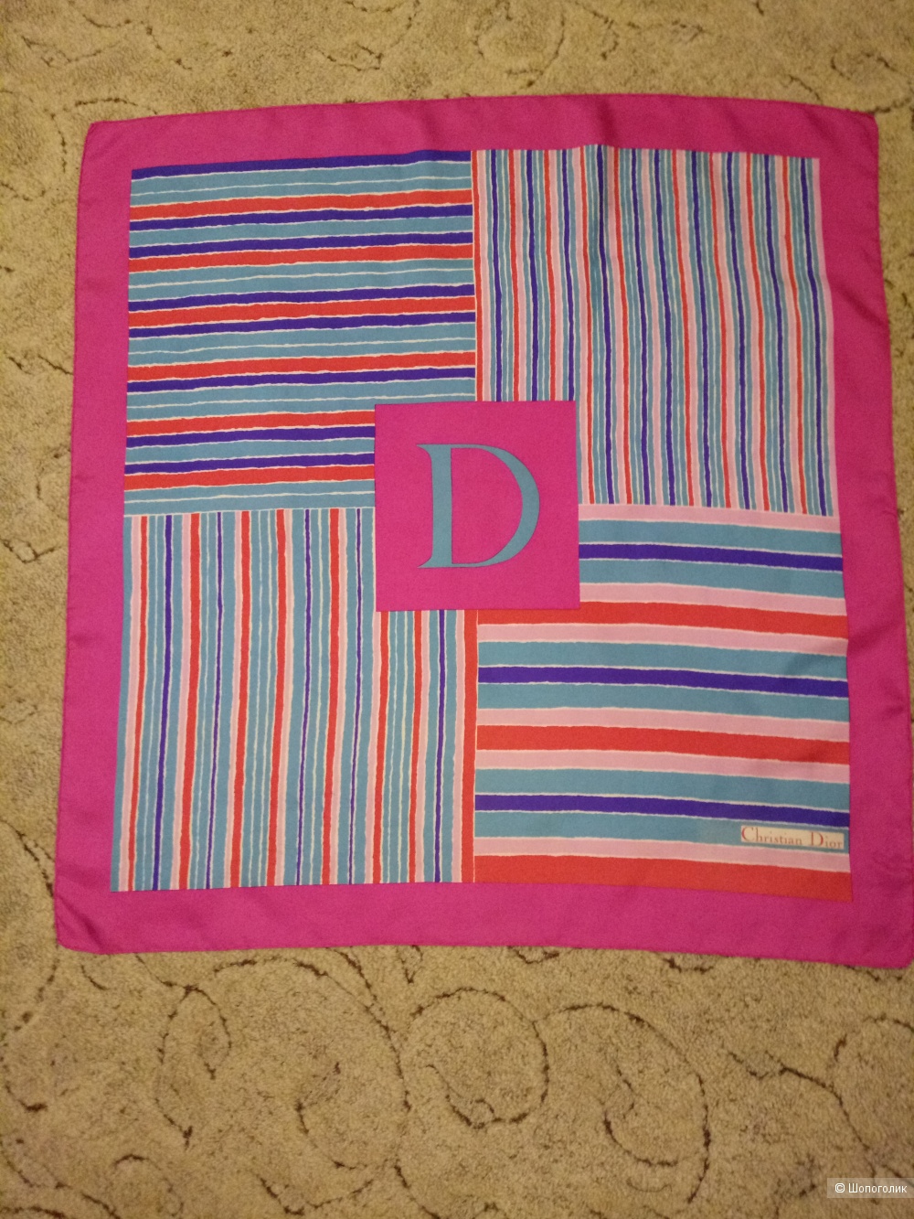 Платок Dior, 78*81 см