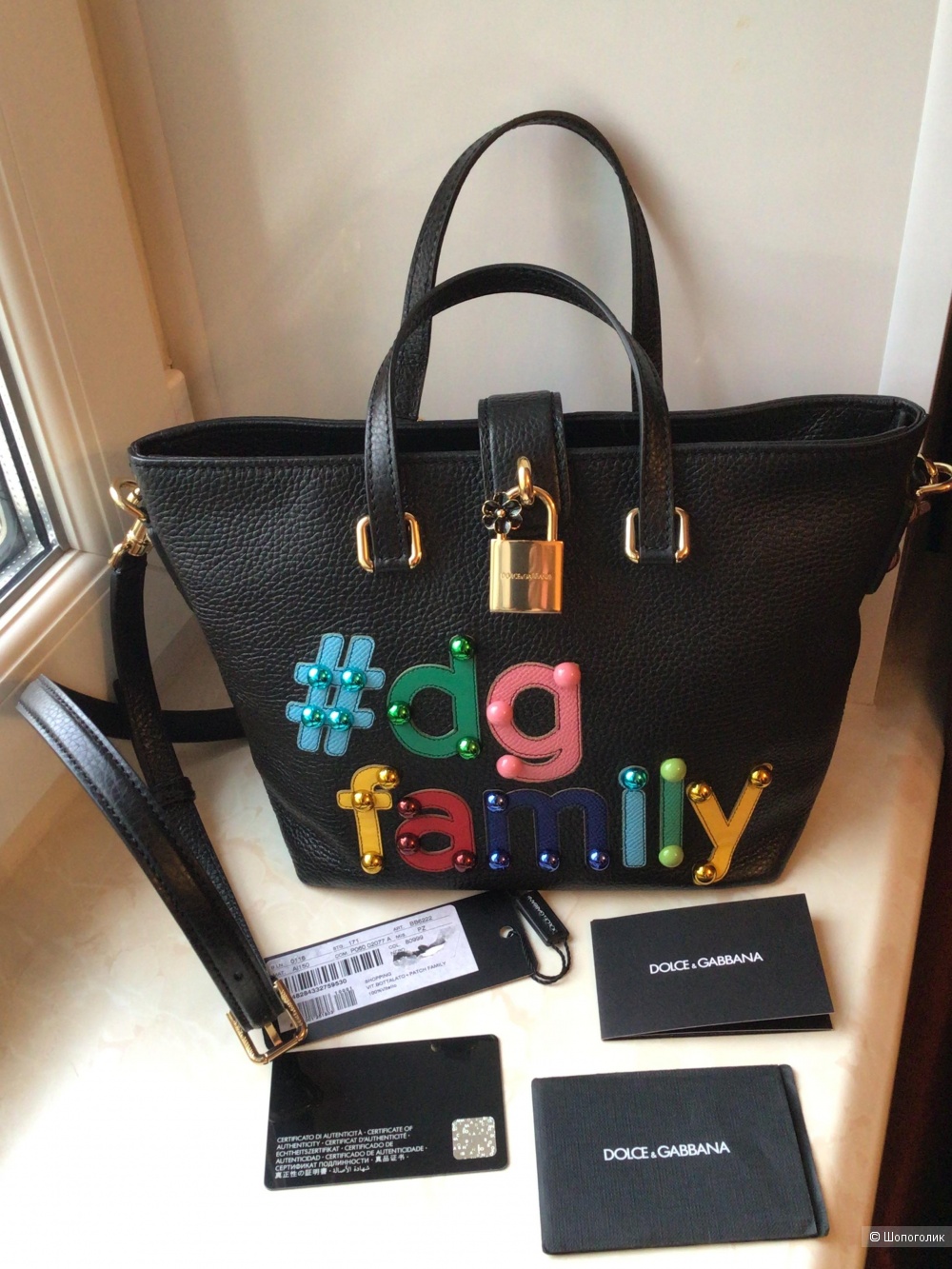 Кожаная сумка DOLCE § GABBANA