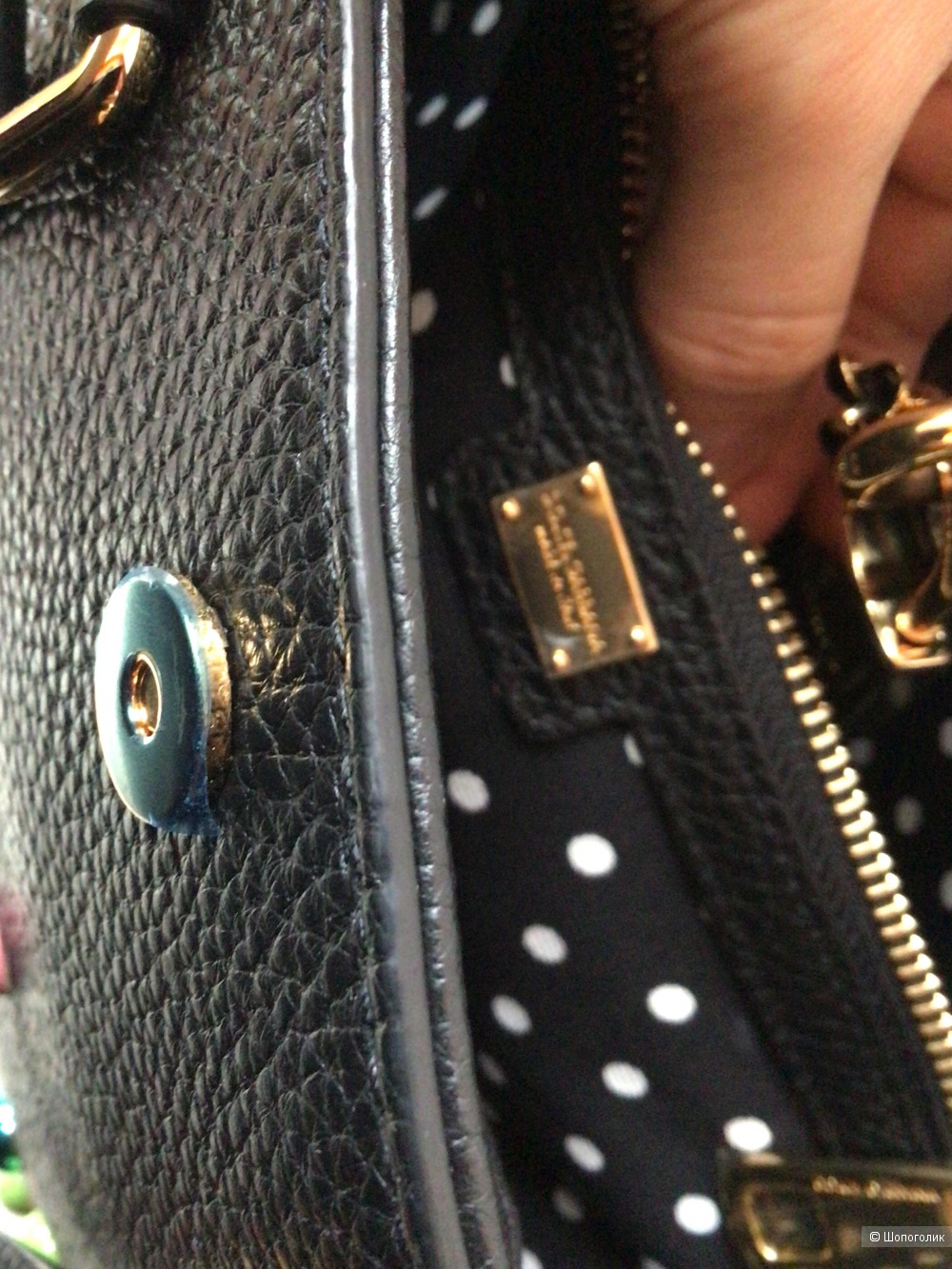 Кожаная сумка DOLCE § GABBANA
