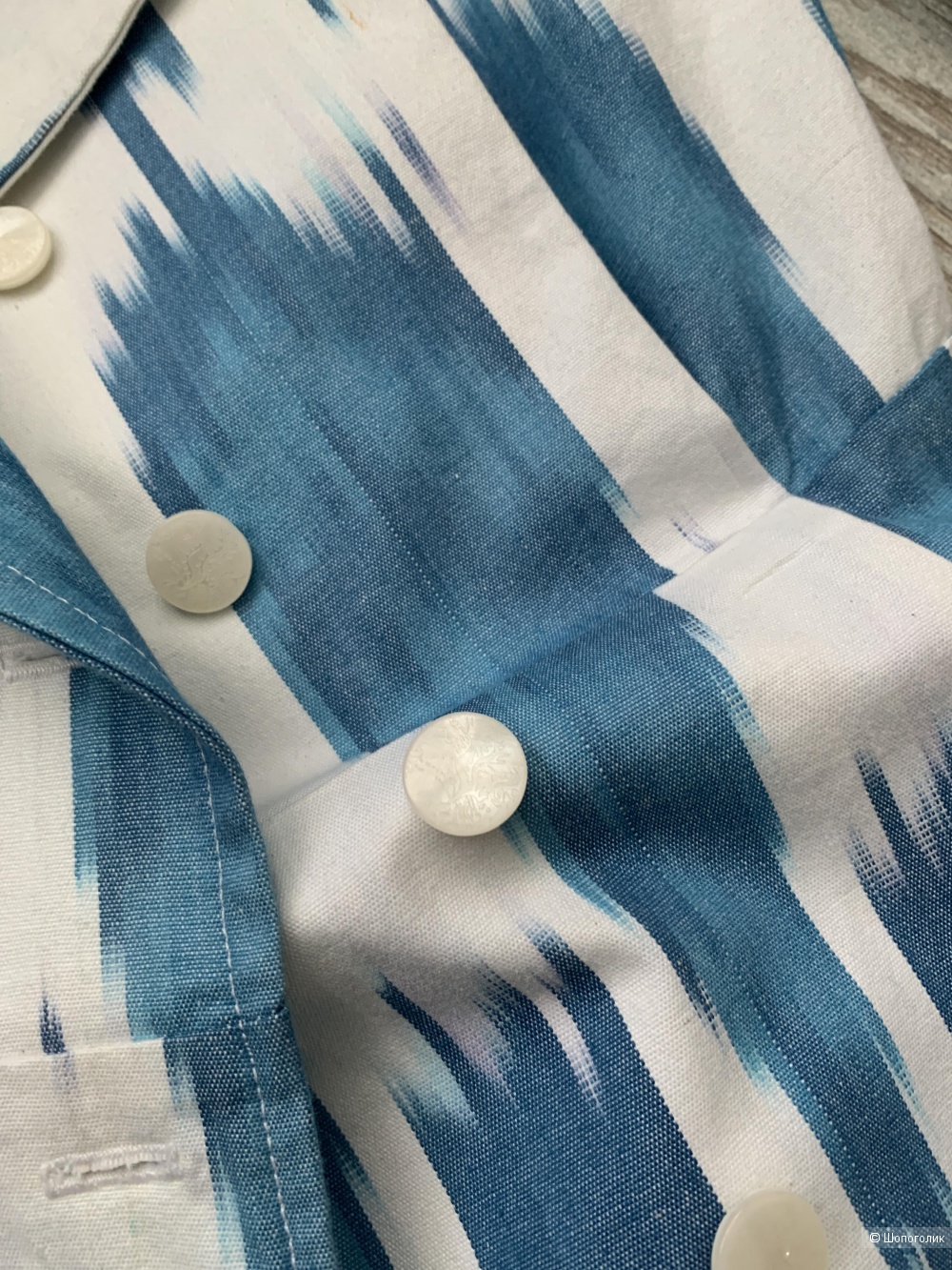 Платье-халат из хлопка Ikat me, р.44 рос.