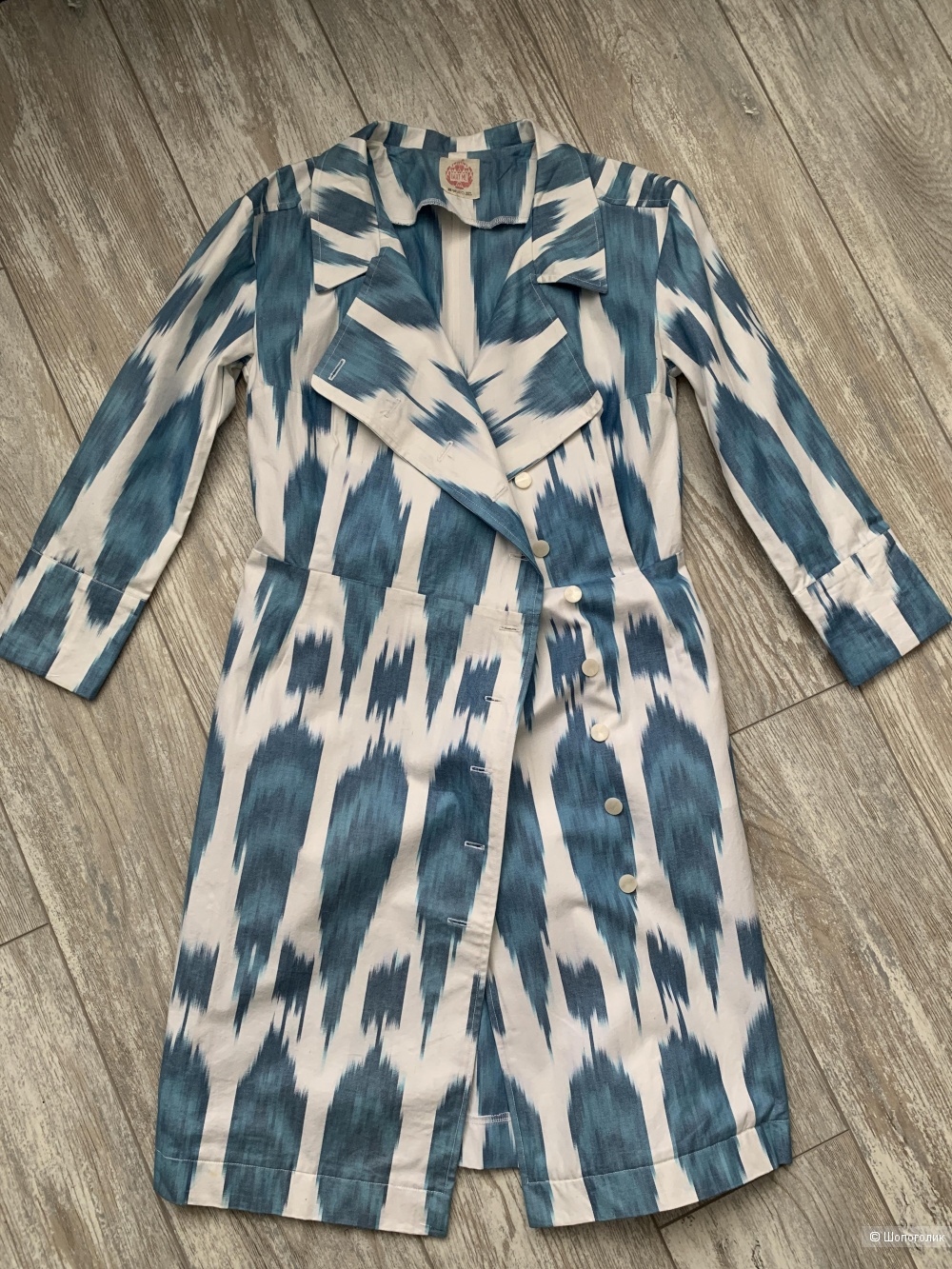 Платье-халат из хлопка Ikat me, р.44 рос.