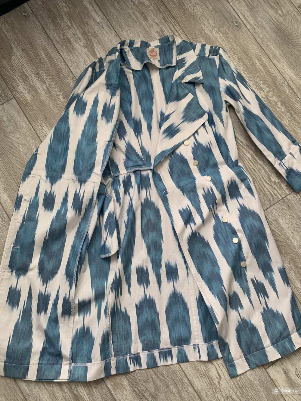 Платье-халат из хлопка Ikat me, р.44 рос.