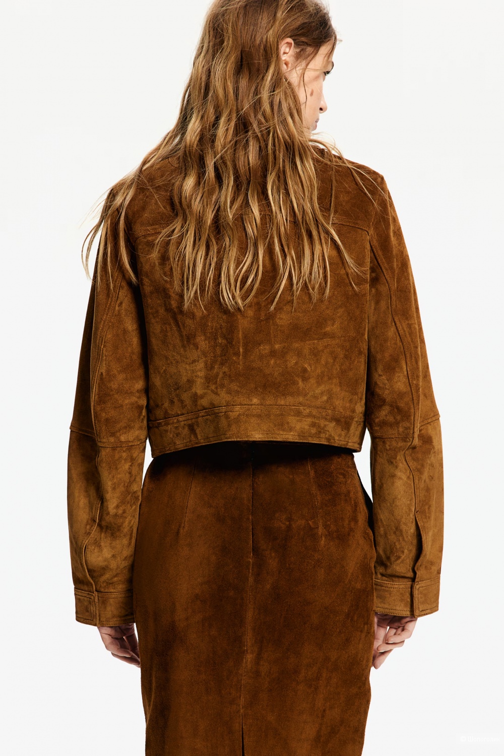Куртка замшевая H&M Premium, размер S/M