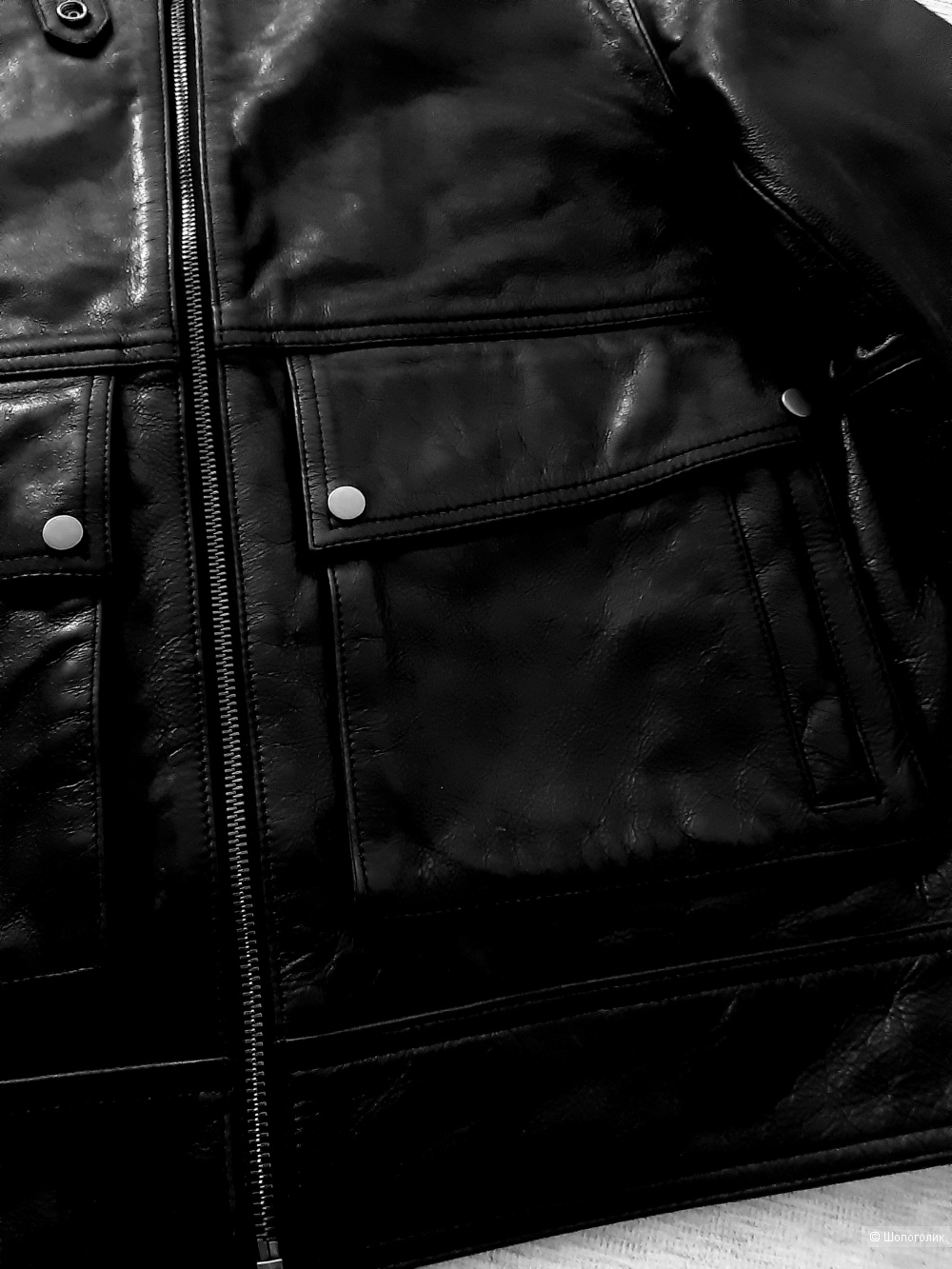 Кожаная куртка H&M Premium, размер S/М