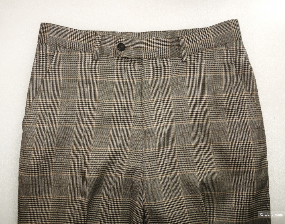 Zara, брюки в клетку, размер S