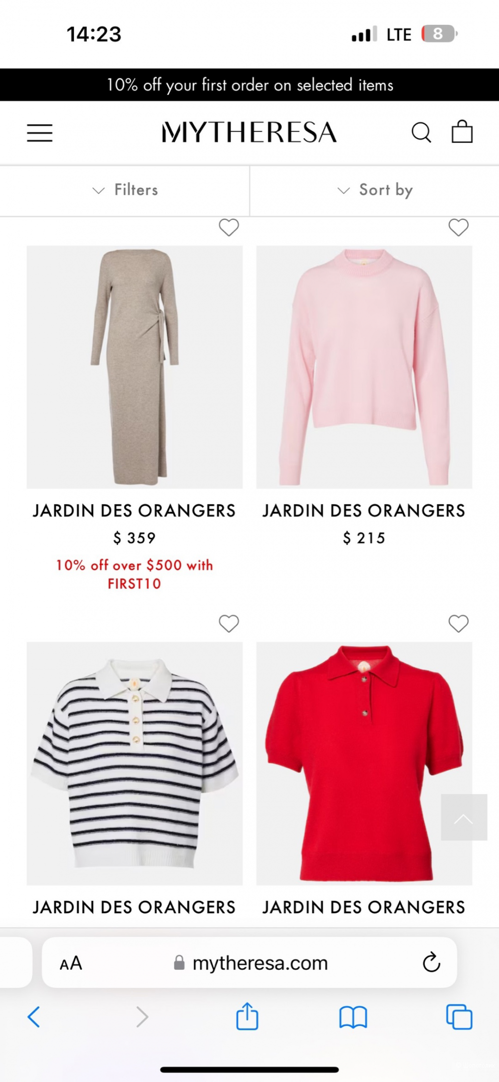 Платье JARDIN DES ORANGERS 46
