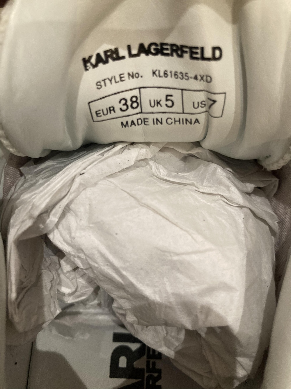 Кроссовки «Karl Lagerfeld», размер 37