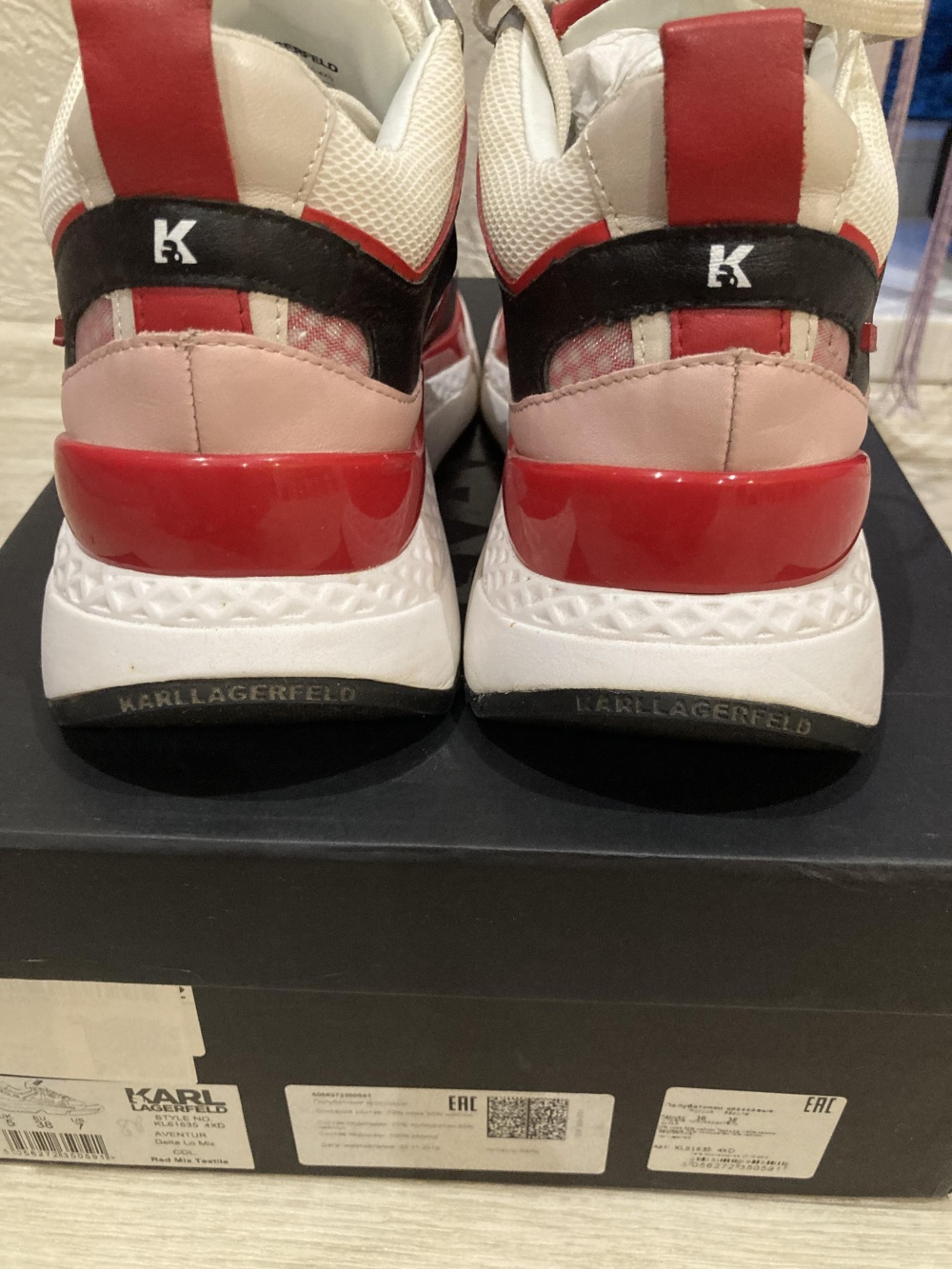 Кроссовки «Karl Lagerfeld», размер 37