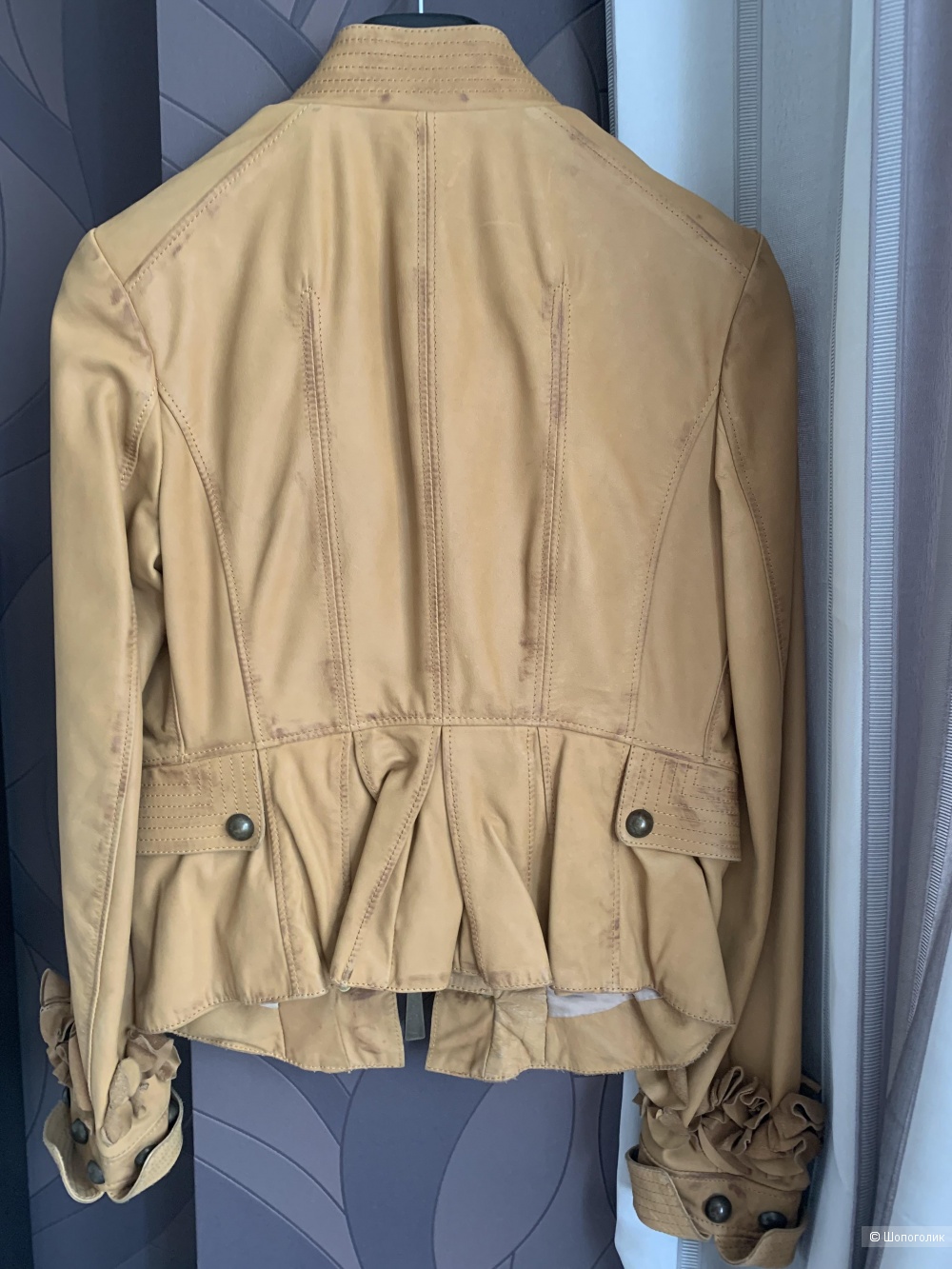 Кожаная куртка Just Cavalli, р.42