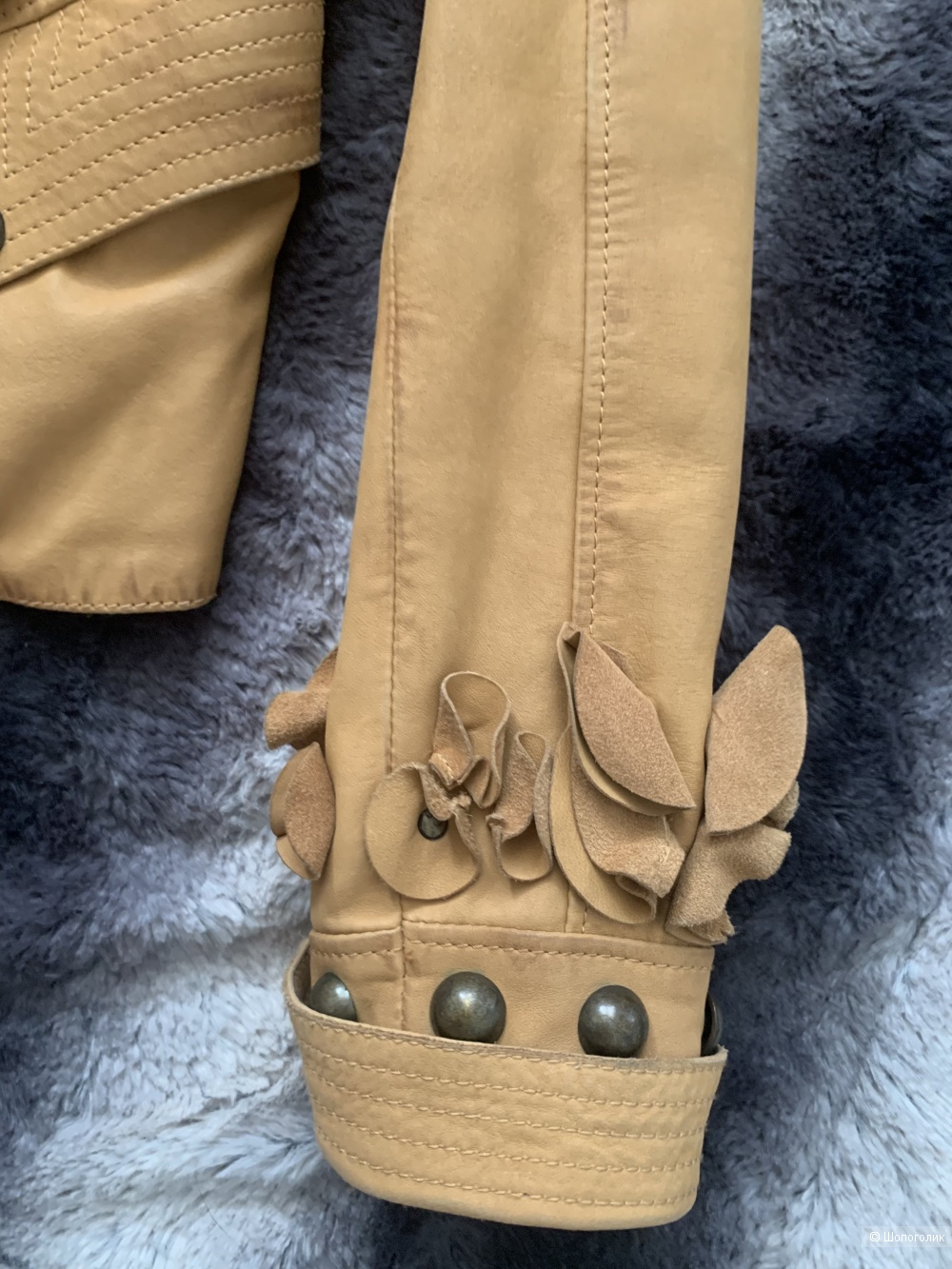 Кожаная куртка Just Cavalli, р.42