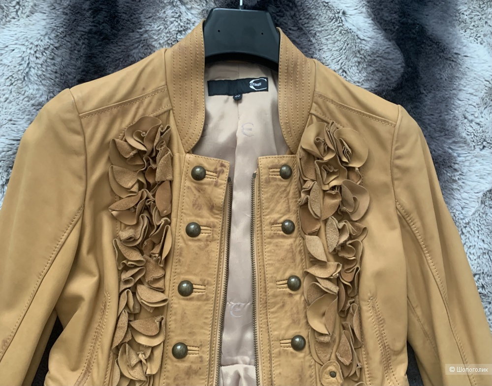 Кожаная куртка Just Cavalli, р.42