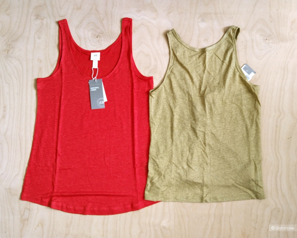 Льняной топ H&M Premium размер XS