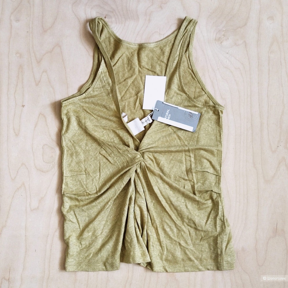 Льняной топ H&M Premium размер XS