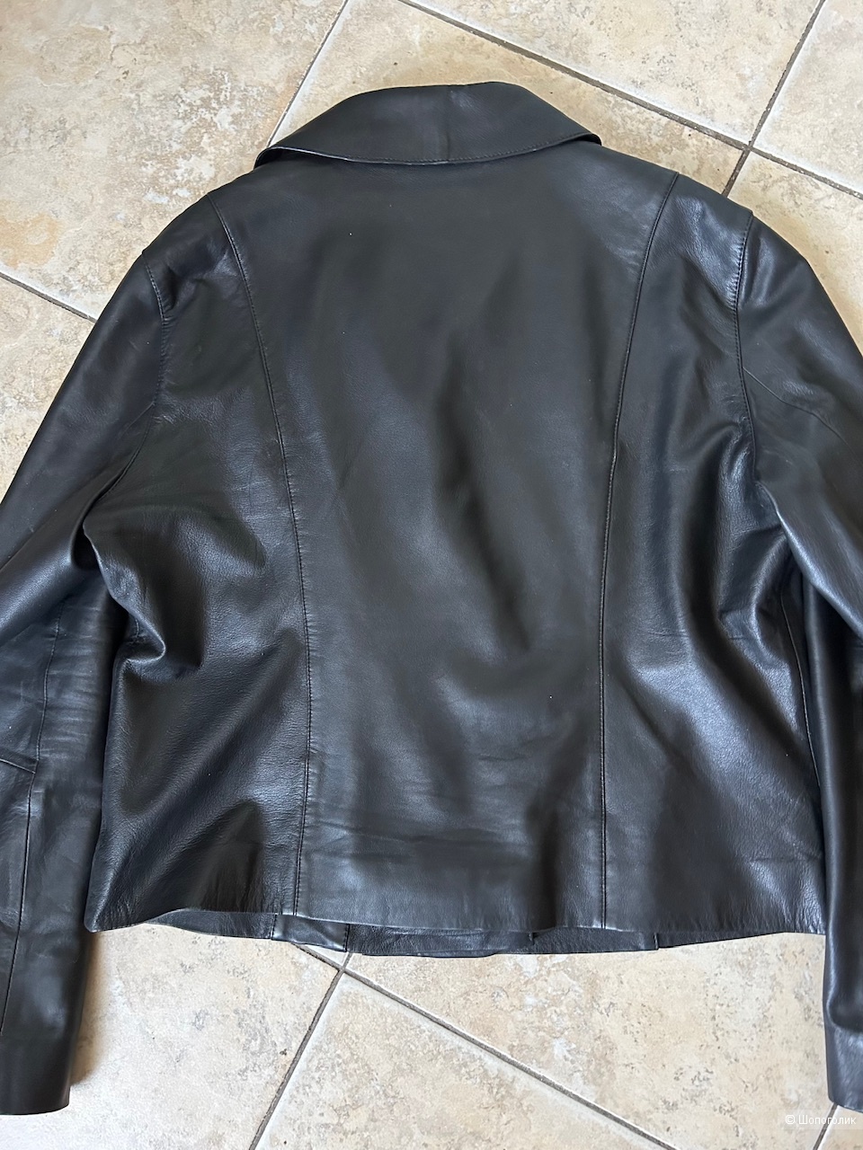 Кожаная куртка-косуха Massimo Dutti, размер XL (на российский 48-50)