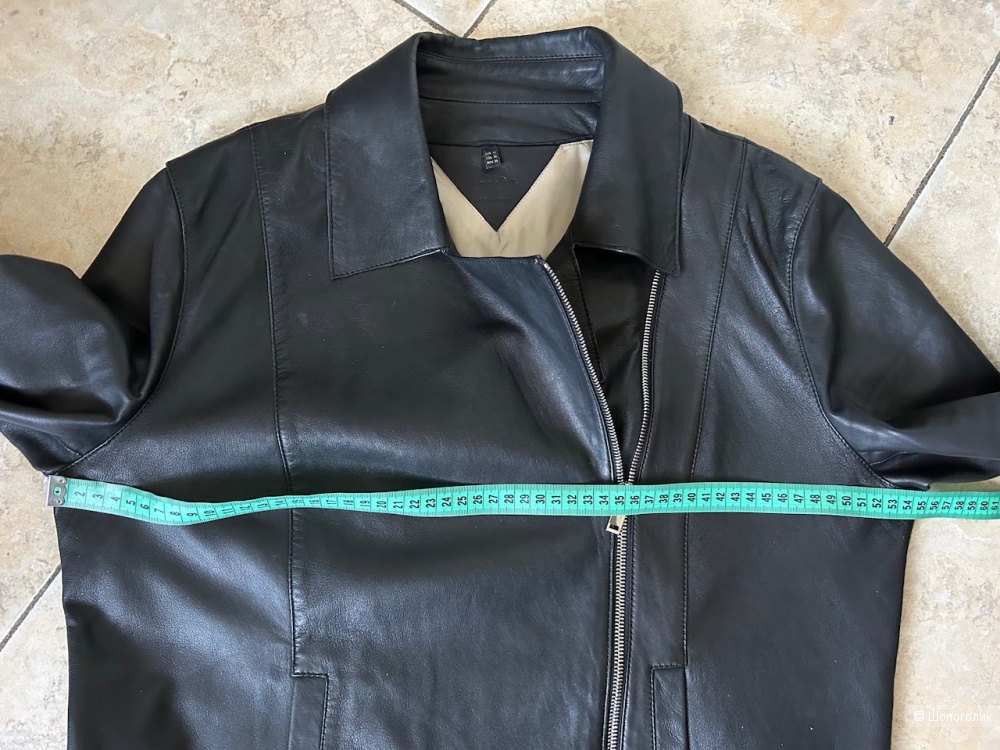 Кожаная куртка-косуха Massimo Dutti, размер XL (на российский 48-50)