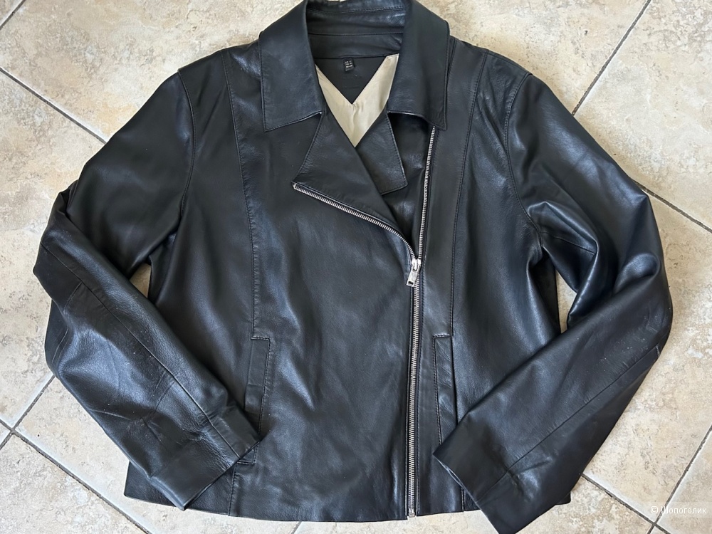 Кожаная куртка-косуха Massimo Dutti, размер XL (на российский 48-50)