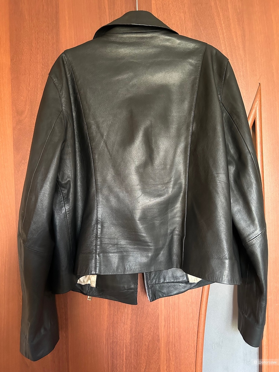 Кожаная куртка-косуха Massimo Dutti, размер XL (на российский 48-50)