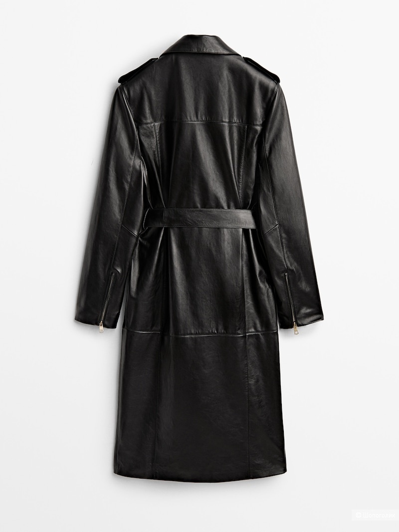 Кожаный тренч Massimo Dutti , размер S/M