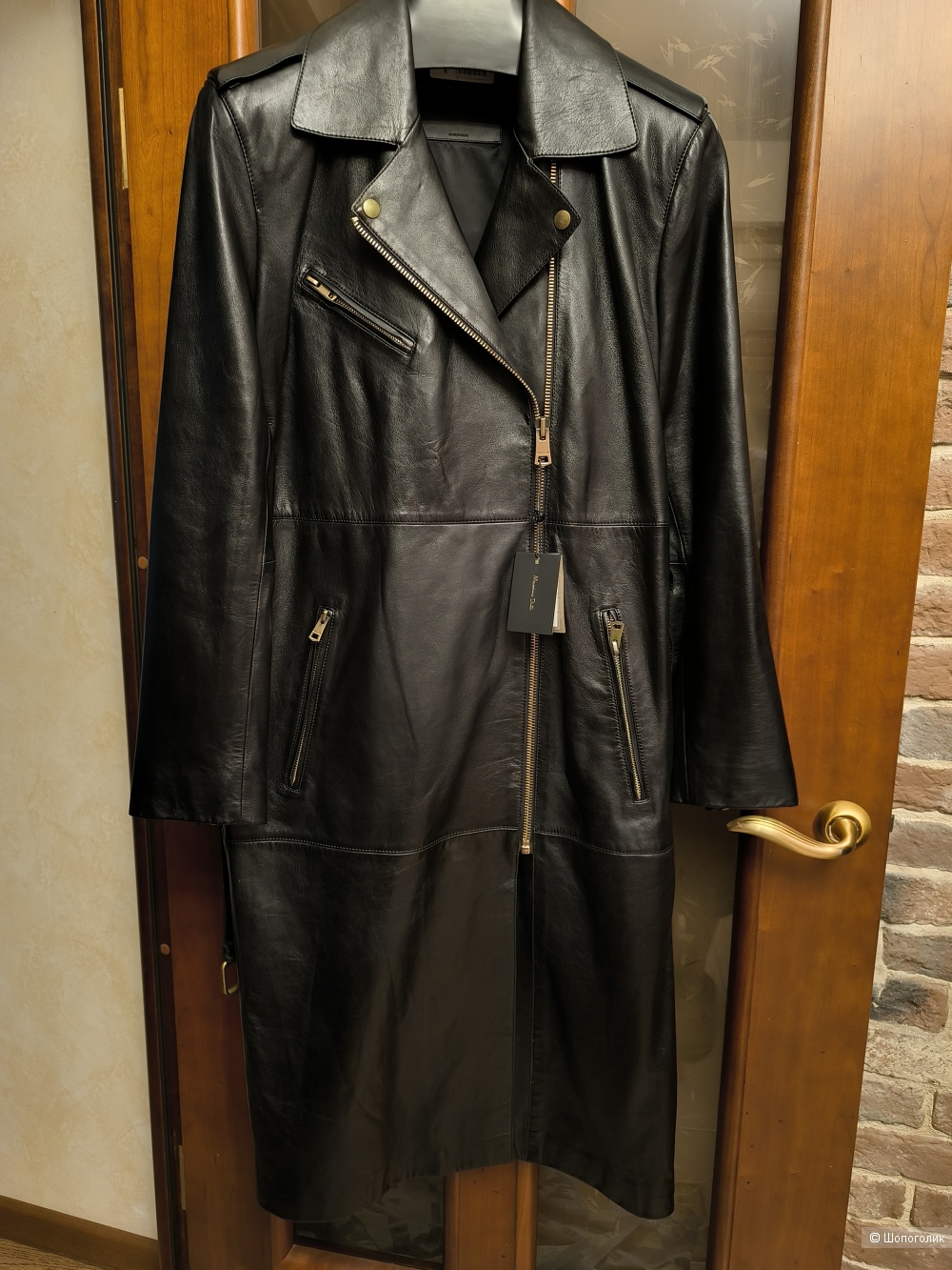 Кожаный тренч Massimo Dutti , размер S/M