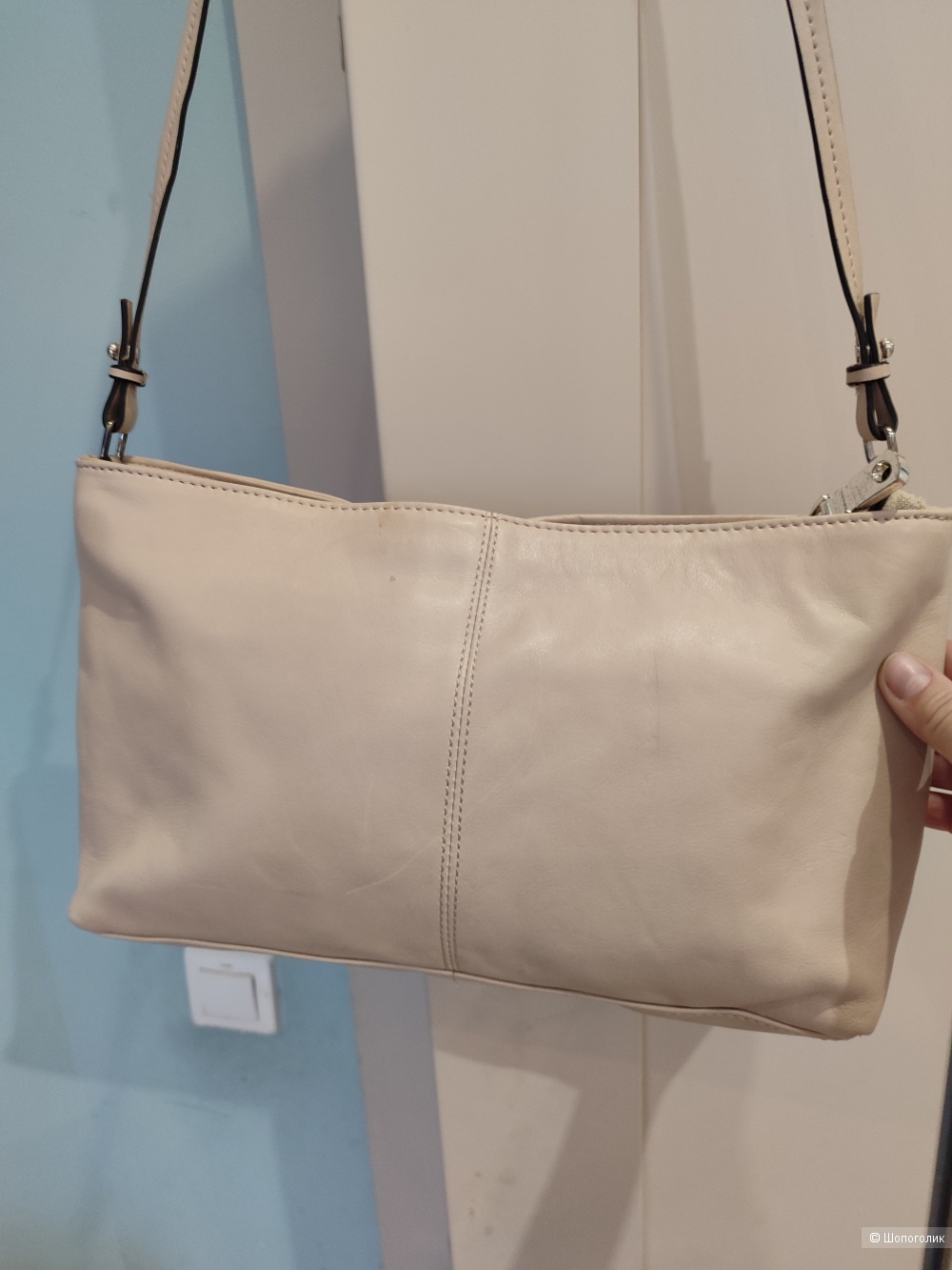 Кожаная сумка Zara