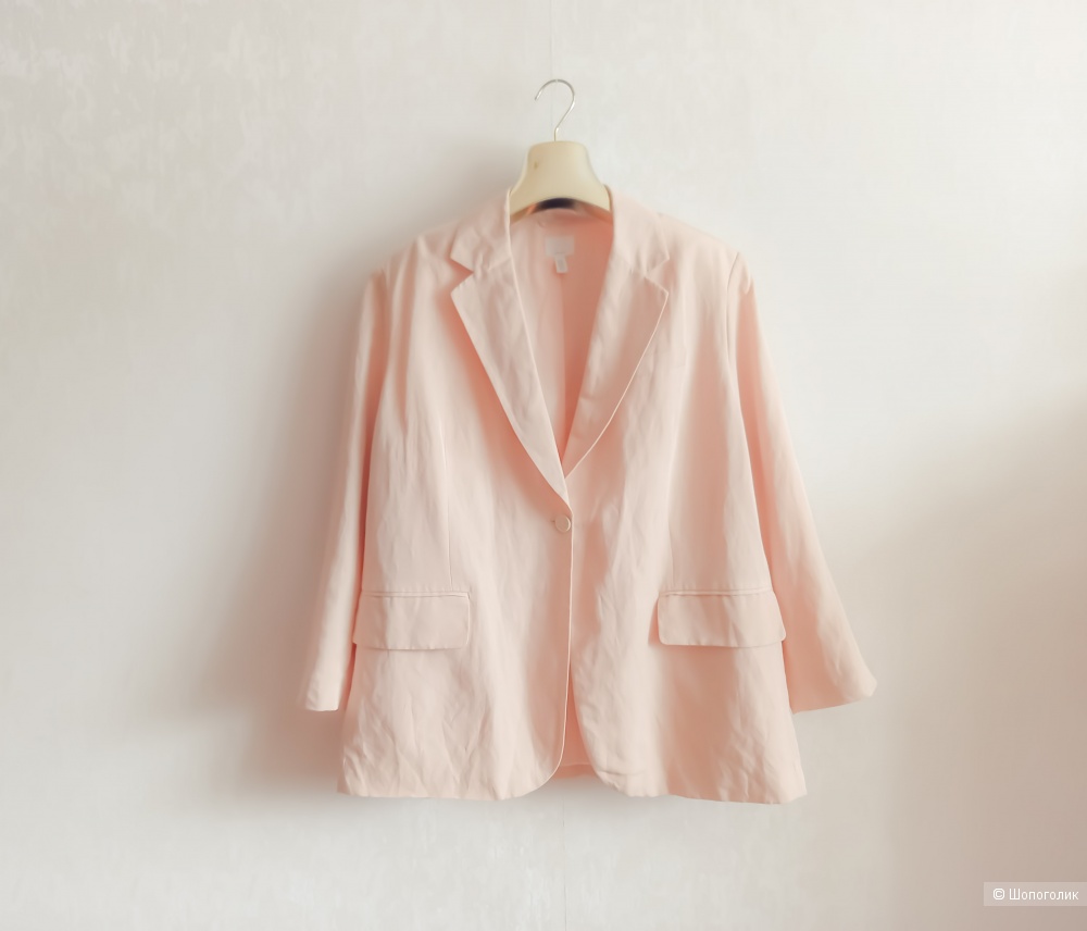 Пиджак льняной H&M, XXL, 56 3XL