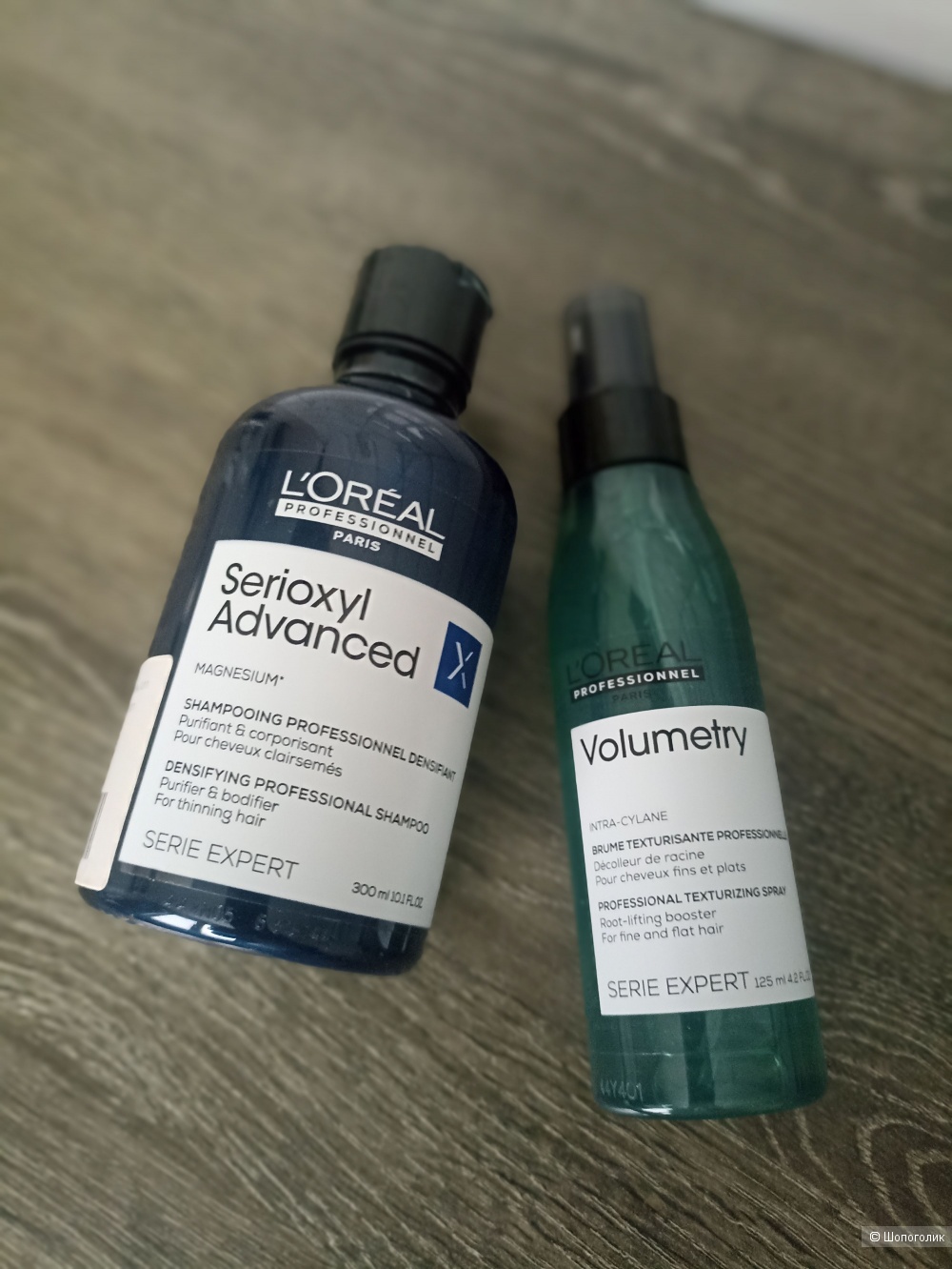 Сет L'Oréal Professionnel шампунь для плотности и спрей для обьема 300 мл+125 мл