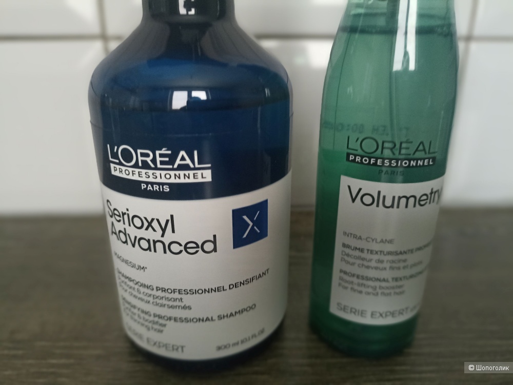 Сет L'Oréal Professionnel шампунь для плотности и спрей для обьема 300 мл+125 мл