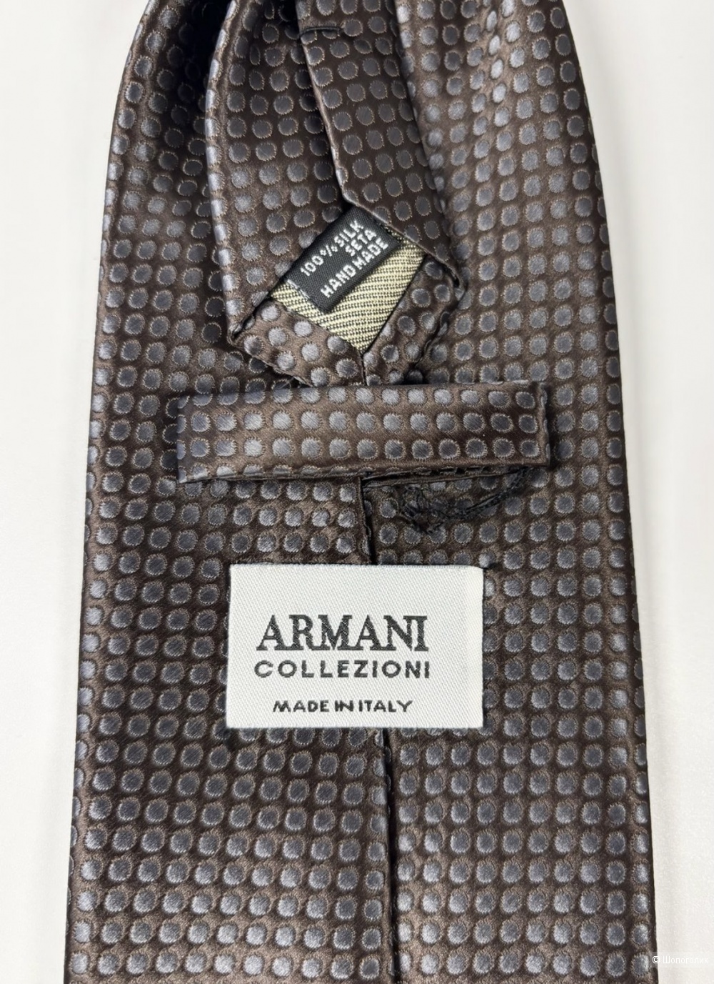 Лот 5 галстуков Gucci, Armani, универсальный размер