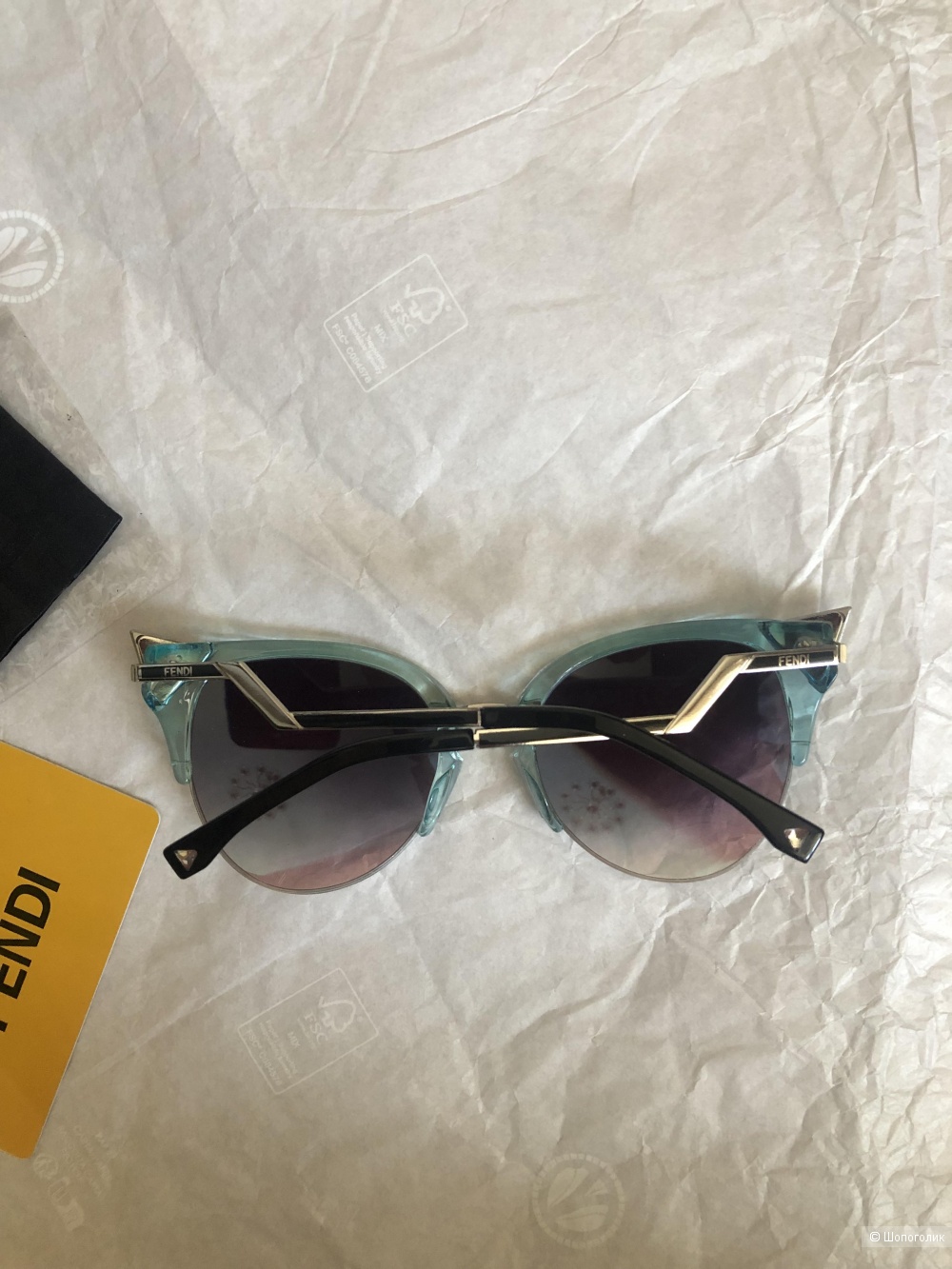 Солнцезащитные очки Fendi lridia,one size.