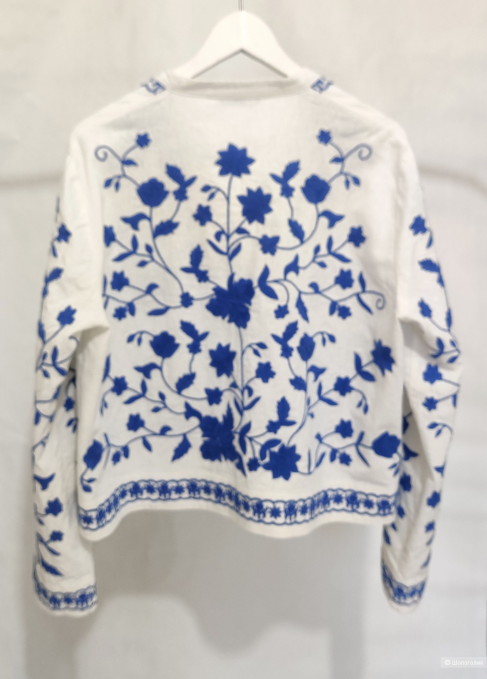 Жакет из смеси льна и хлопка ZARA, р-р L-XL.