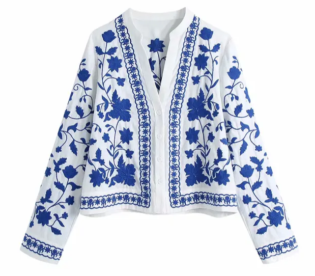 Жакет из смеси льна и хлопка ZARA, р-р L-XL.