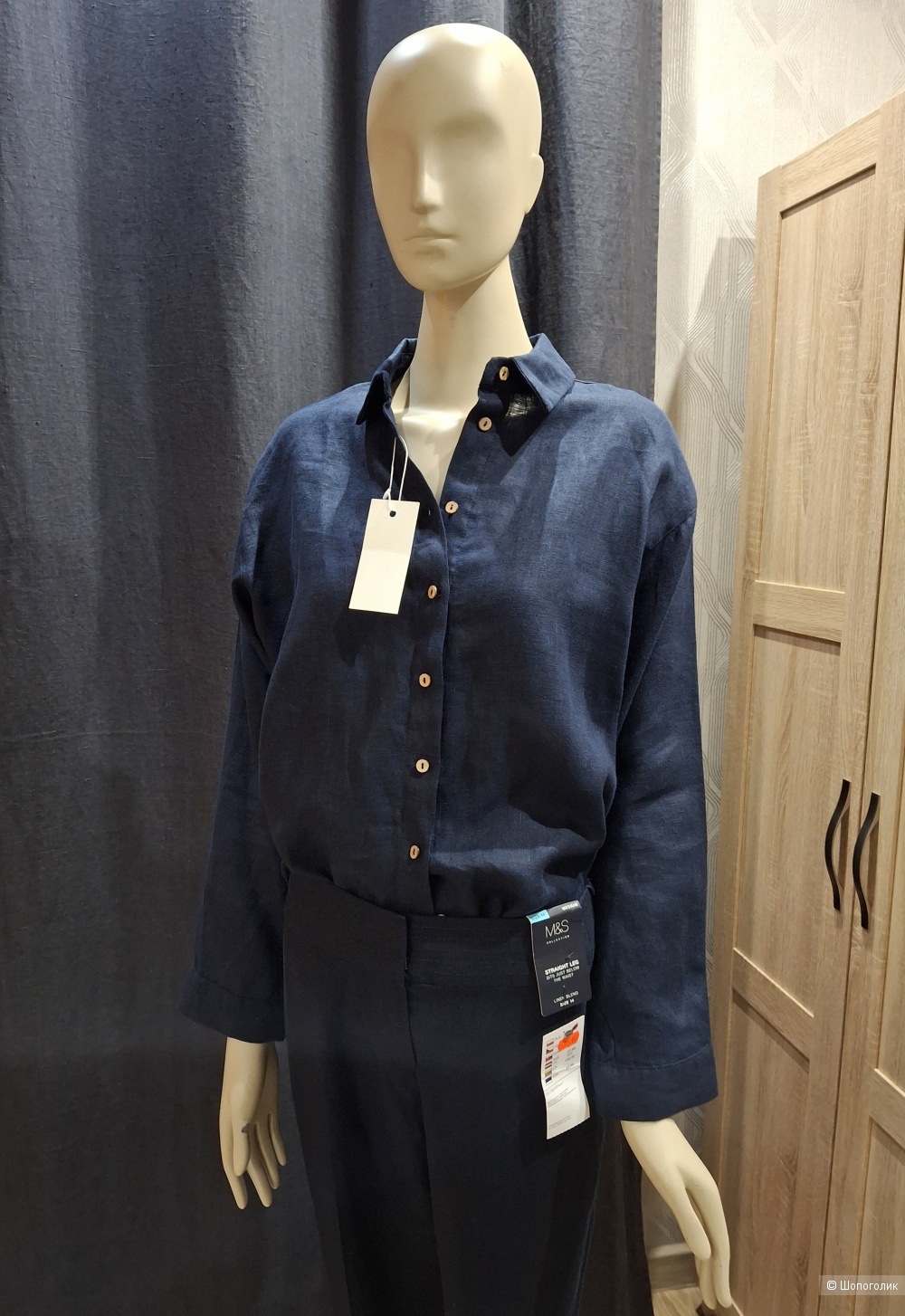 Льняной костюм Marks&Spencer/46-48