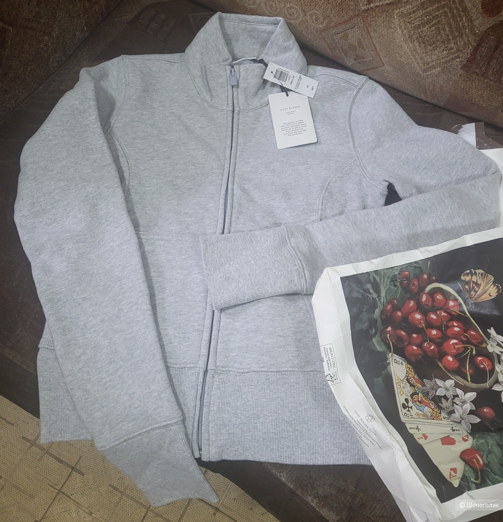 Aritzia, Cozy Fleece Snug Zip Sweatshirt, кофта женская, 42-44 размер