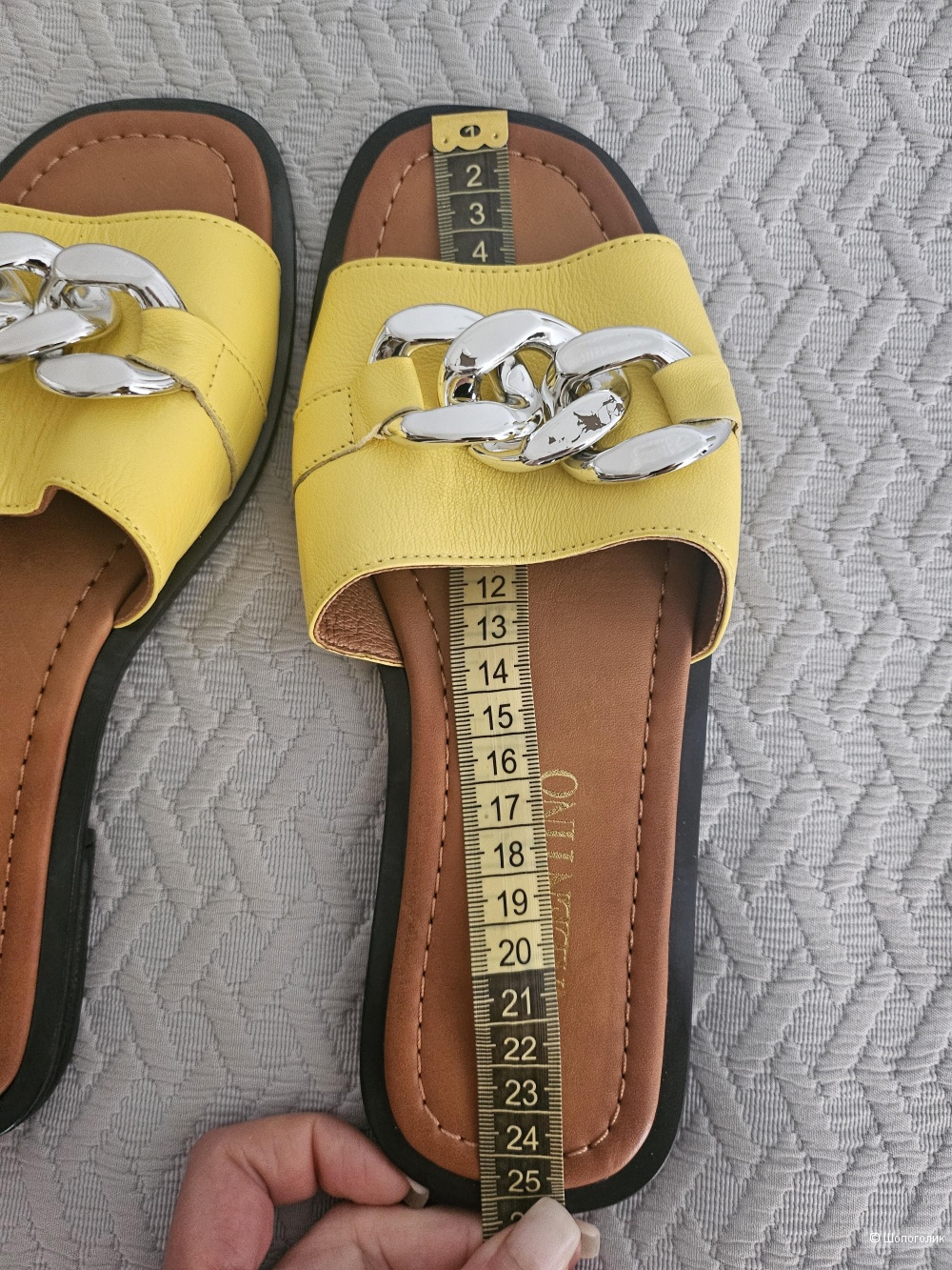 Сабо-мюли в стиле Valentino, 38-38.5