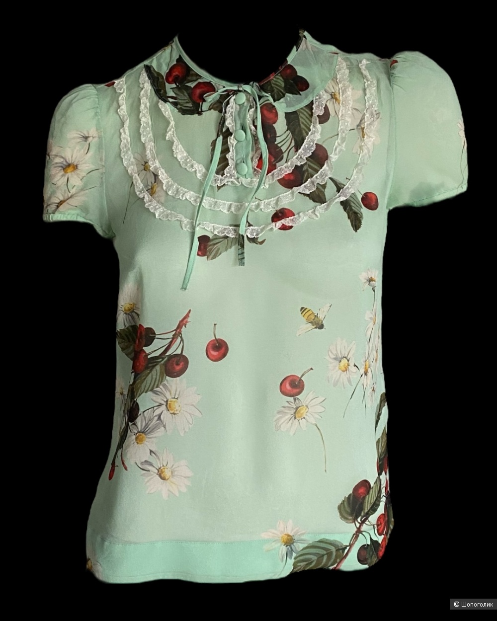 Шелковая блуза Red Valentino 40