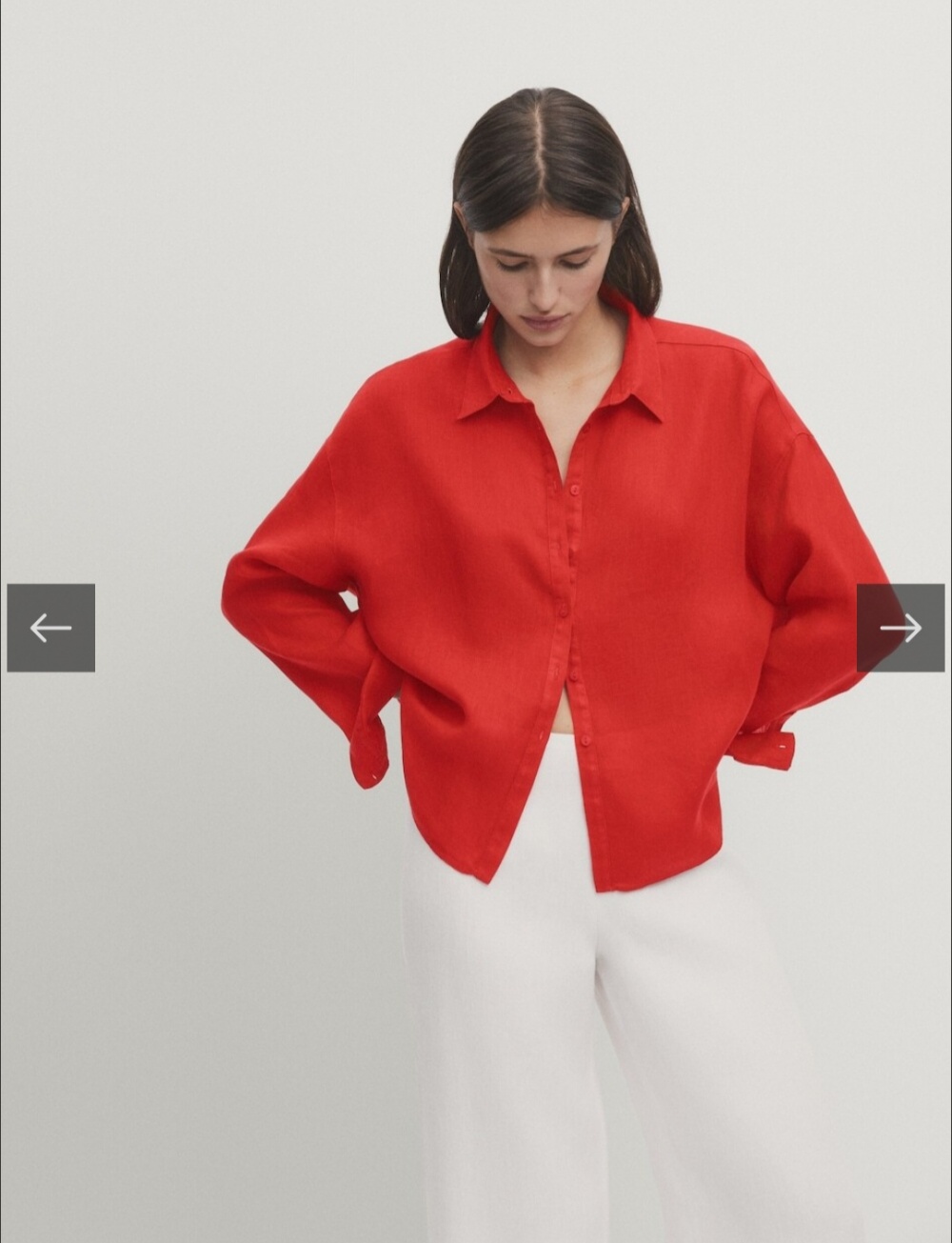 Льняная блузка ( рубашка ) GERRY WEBER , р.46