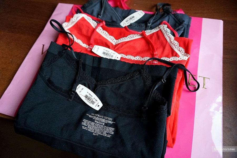 Топ майка с поддержкой груди Victoria's secret XS