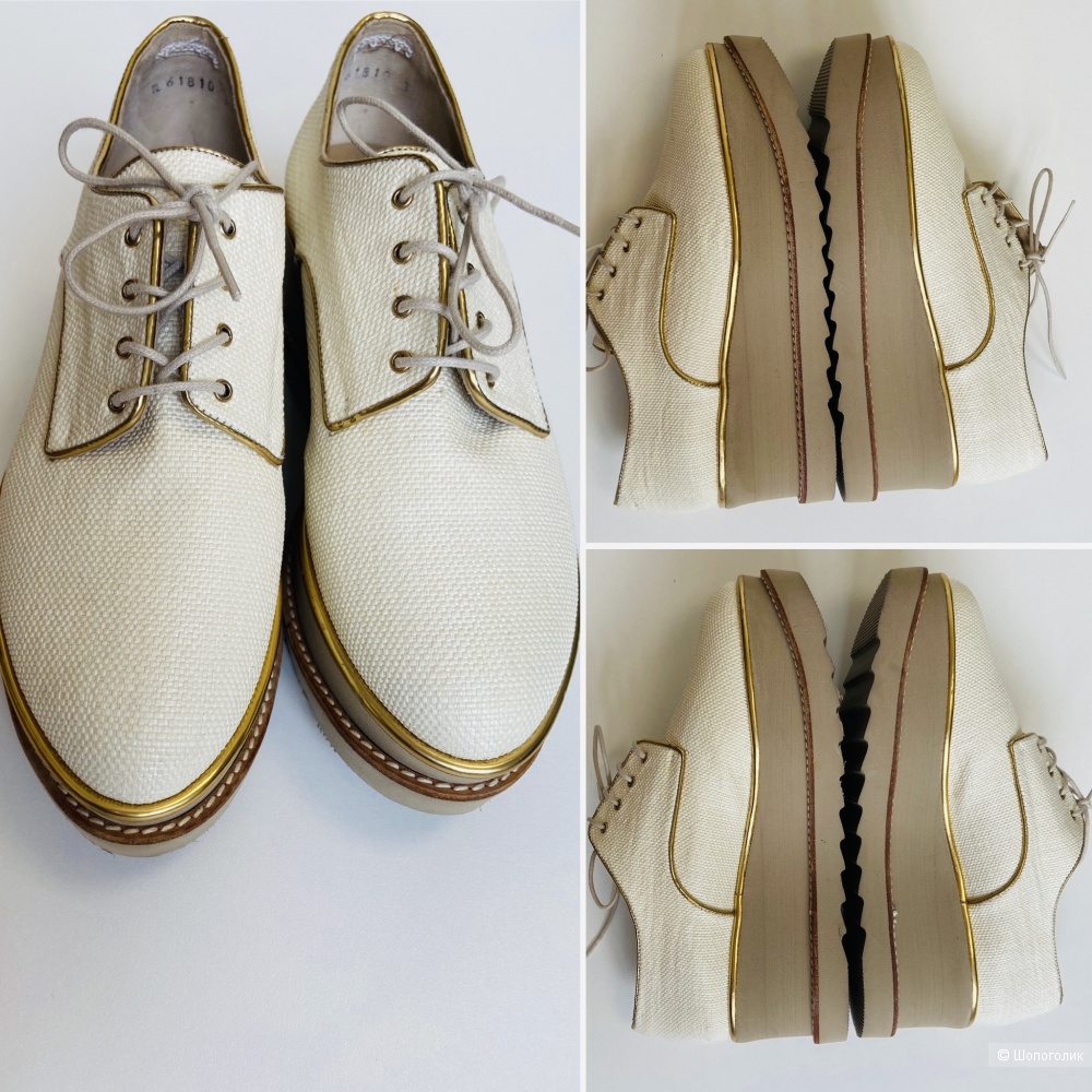 Stuart Weitzman лоферы/туфли кожа 37,5