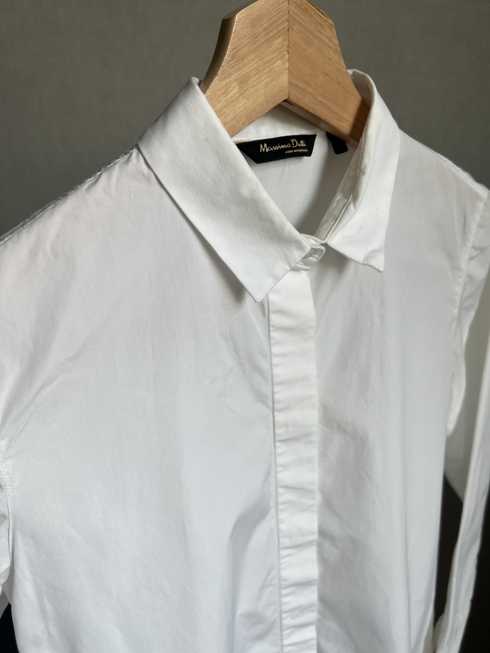 Белая рубашка Massimo Dutti (EUR 34, RUS 40-42)